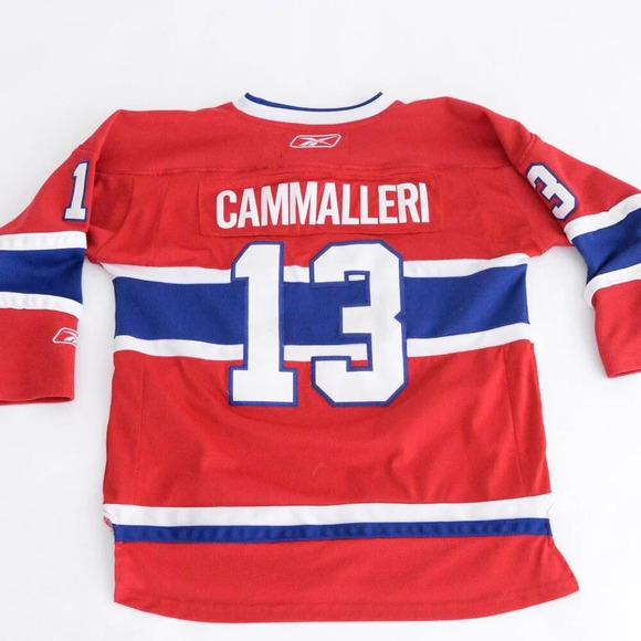 Vintage Reebok Nhl Montreal Canadiens #13 Cammalleri Red And Blue  Home Jersey - Picture 2 of 16